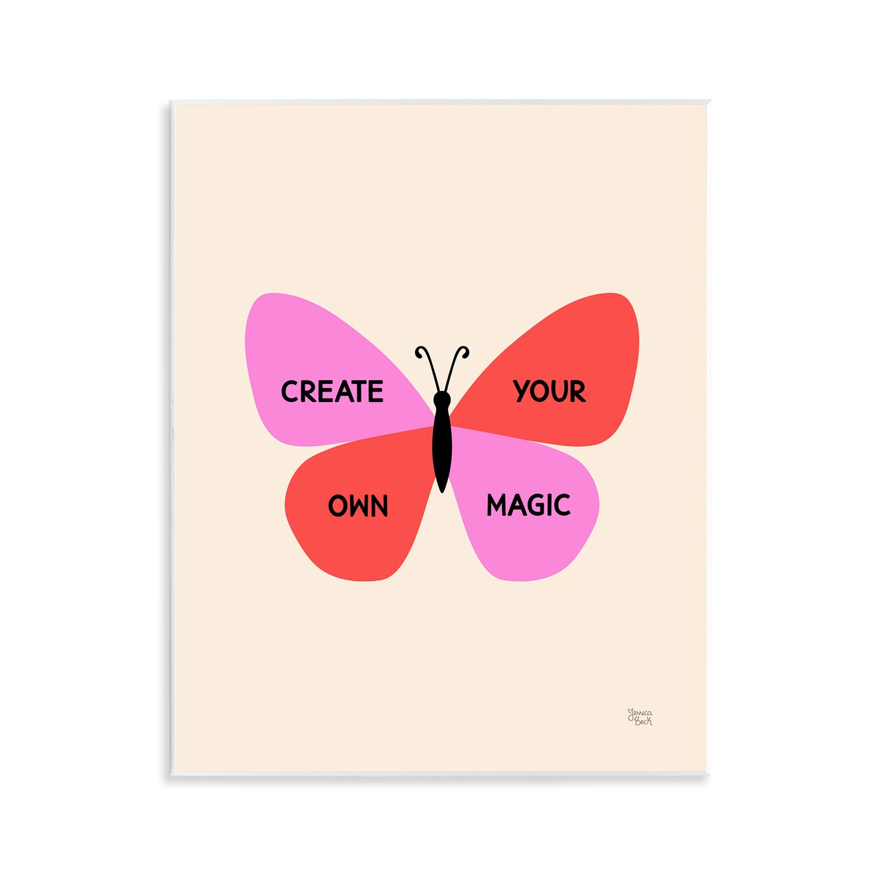 Stupell Industries Create Your Own Magic Wall Plaque Art Design by Jessica Beck